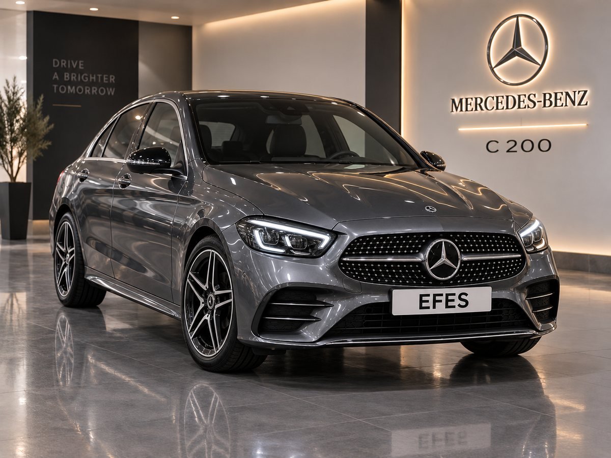 Mercedes C200 kiralık lüks araç